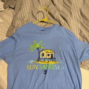 Gildan Blue Heavy Cotton Tee